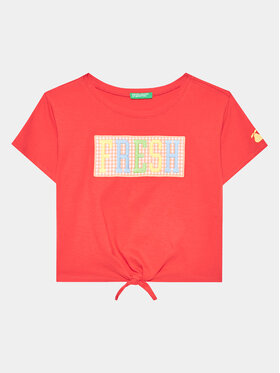 United Colors Of Benetton United Colors Of Benetton T-shirt 3096C10BU Crvena Regular Fit