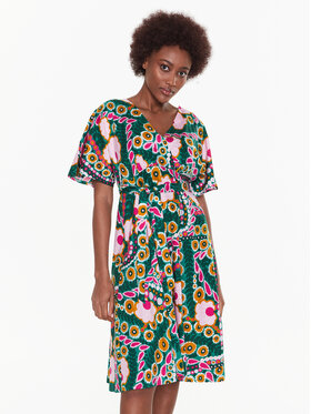 Weekend Max Mara Weekend Max Mara Ежедневна рокля Dizzy 23562106 Зелен Regular Fit