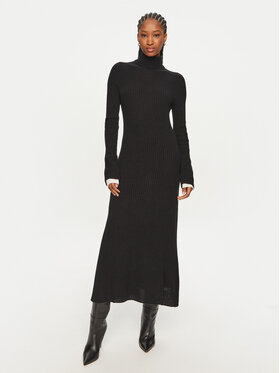 PINKO PINKO Трикотажна сукня Highlander 104470 A278 Чорний Regular Fit