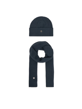 JOOP! JOOP! Sál és sapka szett Feranto 30048148 Sötétkék