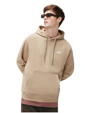 Nike Nike Bluza Sportswear Club Fleece Beżowy Regular Fit