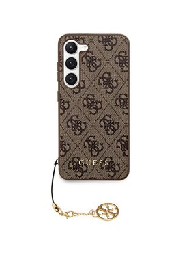 Guess Guess Etui na telefon Charms Collection Brązowy