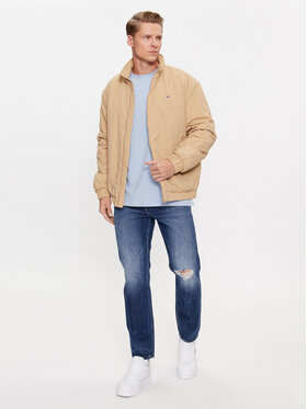 Tommy Jeans Bomber Essential DM0DM17238 Bež Relaxed Fit