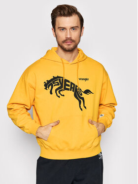 Wrangler Wrangler Bluza 75th Anni W645HTY23 112146186 Żółty Regular Fit