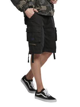 Brandit Brandit Szorty materiałowe 2001.2.XXL Czarny Regular Fit