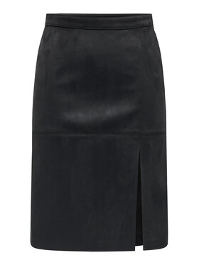 ONLY ONLY Suknja od imitacije kože Loline 15357433 Crna Regular Fit