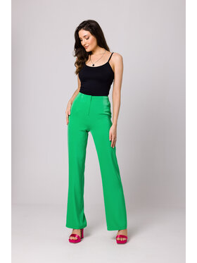 Makover Makover Pantaloni da donna K162 Verde Regular Fit