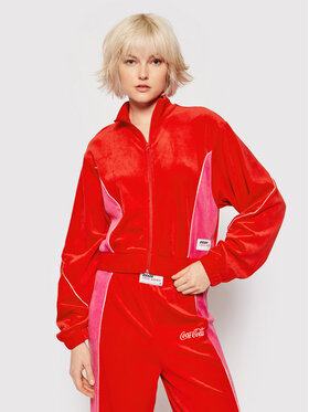 Local Heroes Local Heroes Jopa COCA-COLA Velour LHCCJ001 Rdeča Regular Fit