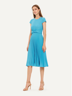 KMX KMX Sukienka koktajlowa 922600015 Niebieski Flare Fit