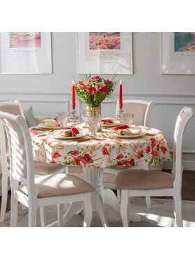 Roseberry Home Roseberry Home Obrus Poppy Czerwony