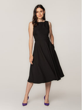 Willsoor Willsoor Sukienka koktajlowa 67608 Czarny A-Line Fit