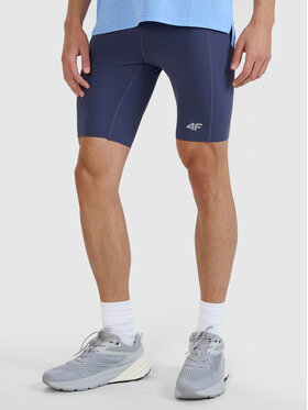 4F 4F Leggings RUNNING Grigio scuro Slim Fit