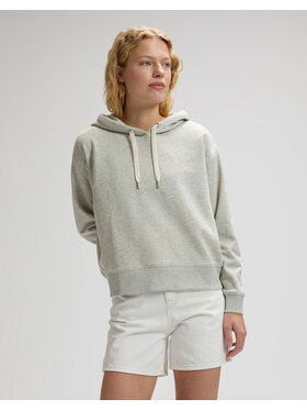 Lee Lee Bluza 112379422 Szary Relaxed Fit