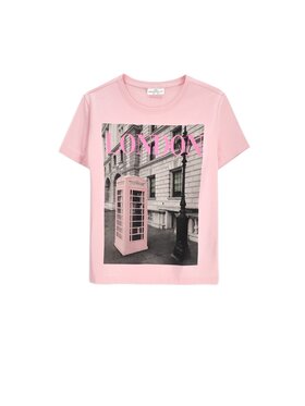 Coccodrillo Coccodrillo T-Shirt ZC6143204VGA-033 Różowy Regular Fit