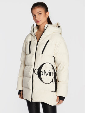 Calvin Klein Jeans Calvin Klein Jeans Μπουφάν πουπουλένιο J20J219849 Μπεζ Regular Fit