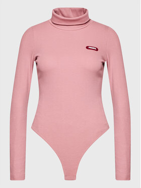 PROSTO. PROSTO. Боди KLASYK Necky 2121 Розов Slim Fit