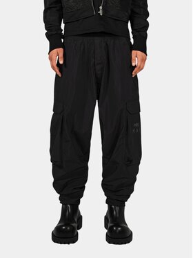 MADE BY SOCIETY MADE BY SOCIETY Spodnie materiałowe Pantaloni HUSK - P17744 Czarny Basic Fit