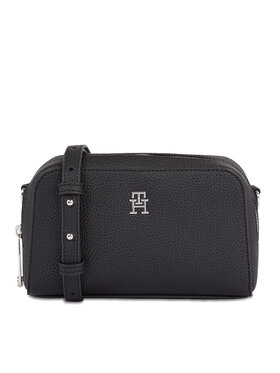 Tommy Hilfiger Tommy Hilfiger Дамска чанта Th Emblem Crossover AW0AW15216 Черен