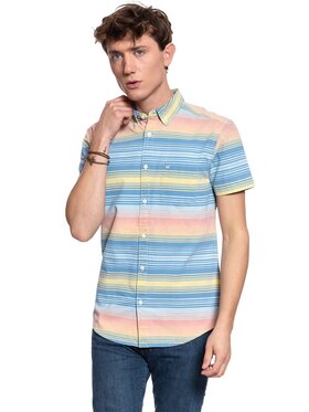 Wrangler Wrangler Koszula SS 1 PKT BUTTON DOWN Kolorowy Regular Fit
