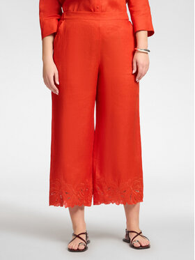 Elena Mirò Elena Mirò Pantaloni di tessuto P003P000489N027 Arancione Regular Fit