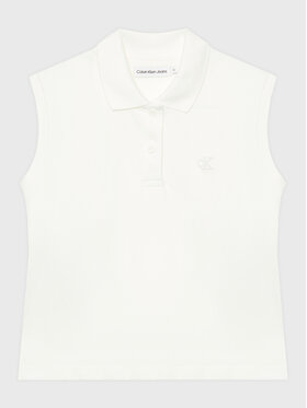 Calvin Klein Jeans Calvin Klein Jeans Polo Monogram IG0IG01947 Biały Regular Fit