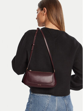 Calvin Klein Calvin Klein Ročna torba Hardware Zip Crossbody LV04F1046G Bordo rdeča