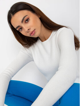 Merg Selection Merg Selection Sweter 201568 Biały Regular Fit