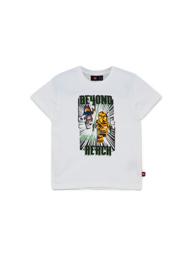 LEGO LEGO T-Shirt Tano 212 Biały Regular Fit