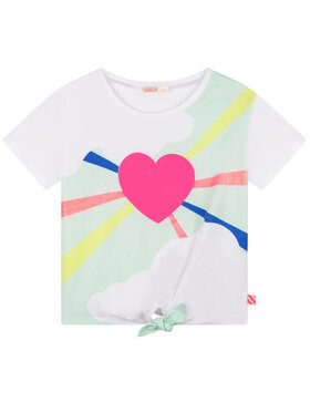 Billieblush Billieblush T-Shirt U15979/10B Biały Regular Fit