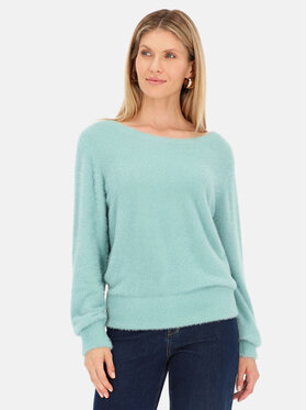 Red Button Red Button Sweter Bodi Turkusowy Regular Fit