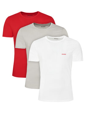 HUGO HUGO Komplet 3 t-shirtów T-Shirt Rn Triplet P 50532811 Kolorowy Regular Fit