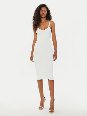 Guess Guess Poletna obleka W4YK52 Z30Y2 Bež Bodycon Fit
