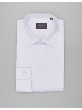 Borgio Borgio Koszula manziana_00600 Fioletowy Slim Fit