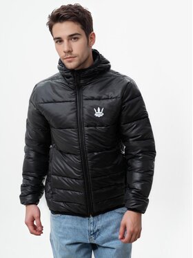 Jigga Wear Jigga Wear Kurtka puchowa Kurtka Puchowa Męska Czarna Jigga Wear Modern Quilted XL Czarny Regular Fit