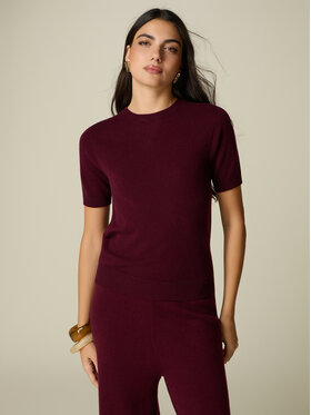 Oltre Oltre Maglione M279J005532N029 Bordeaux Regular Fit