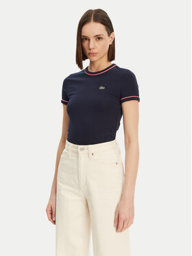 Lacoste Lacoste Póló TF0347 Sötétkék Slim Fit