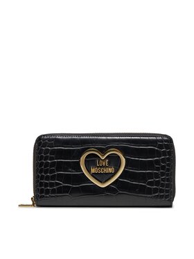 LOVE MOSCHINO LOVE MOSCHINO Голям дамски портфейл JC5711PP0HKC0000 Черен