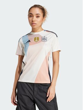 adidas adidas Koszulka techniczna Spain 25 (Women's Team) Away Jersey Biały Regular Fit