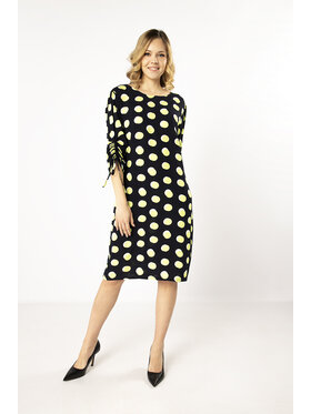 QUIOSQUE QUIOSQUE Sukienka BIG DOTSY DRESS Granatowy Regular Fit