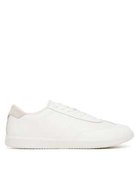 Calvin Klein Calvin Klein Sneakers Low Top Lace Up Tmbl Lth HM0HM01803 Alb