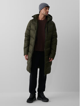 4F 4F Kurtka puchowa CITY JACKETS Khaki Regular Fit