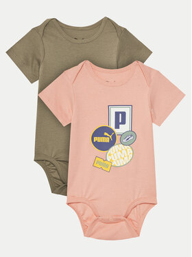 Puma Puma Set di 2 body da neonato Minicats 686290 Multicolore