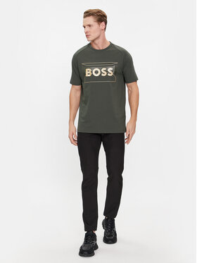 Boss Majica 50514527 Zelena Regular Fit