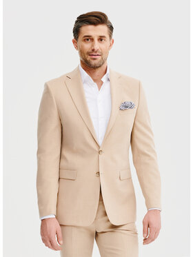 Pako Lorente Pako Lorente Marynarka P25SF-3G-009 Beżowy Slim Fit