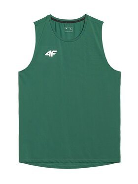 4F 4F Tank top NOS Zielony Regular Fit