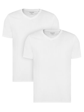Jack & Jones Jack & Jones Set de tricouri﻿ Basic 12133914 Alb Regular Fit