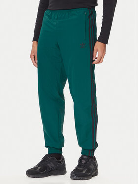 adidas adidas Dressipüksid adicolor Woven Firebird JY1335 Roheline Regular Fit