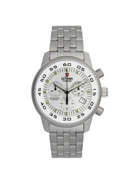 Le Temps Le Temps Zegarek LT1066.21BS01 Srebrny