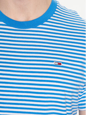 Tommy Jeans T-shirt Classics Stripe DM0DM05515 Plava Regular Fit