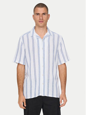 Only & Sons Only & Sons Košile 22025659 Bílá Regular Fit